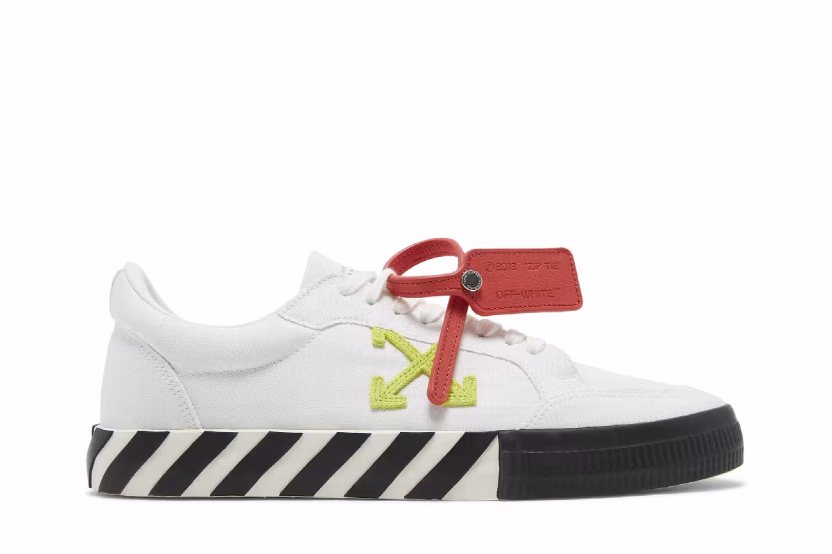Off-White Vulc Sneaker White Yellow, view 2