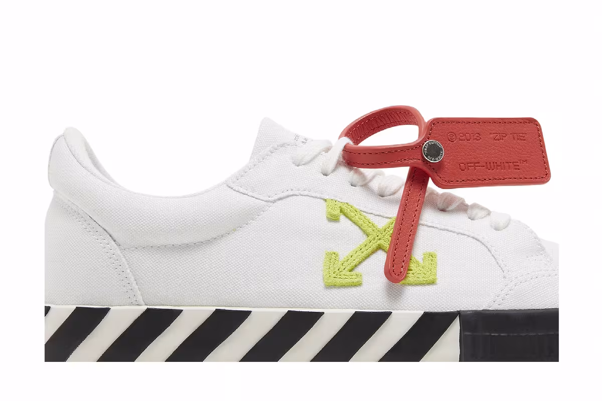Off-White Vulc Sneaker White Yellow, view 3