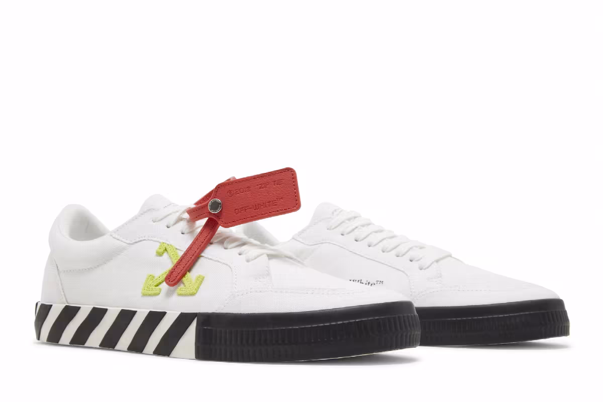 Off-White Vulc Sneaker White Yellow, view 9