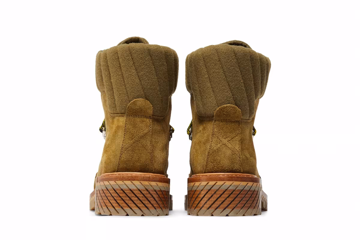 Off-White Gstaad Ankle Boot Olive Green, view 7