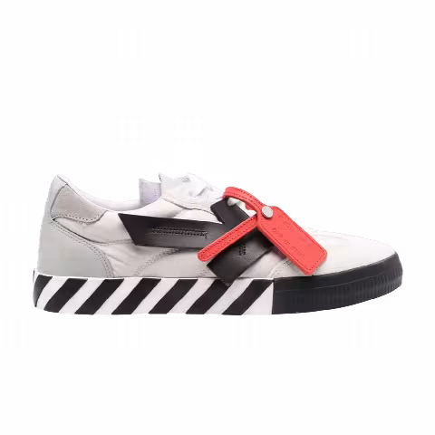 Off-White Floating Arrow Low Vulc Leather 'White Black'