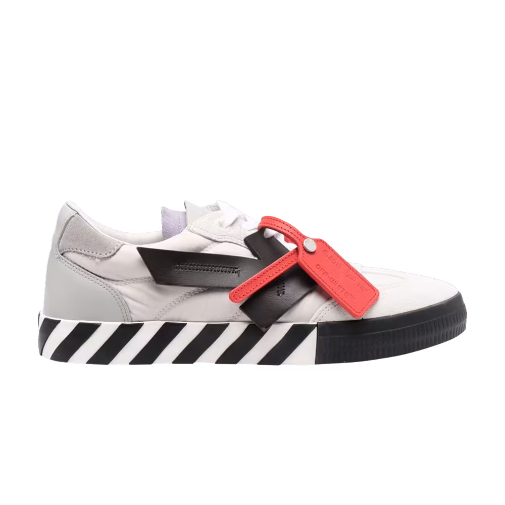 Off-White Floating Arrow Low Vulc Leather White Black