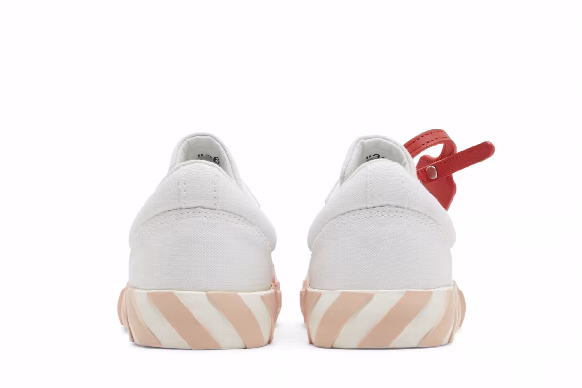 Off-White Women's Vulc Sneaker White Powder Pink, view 7