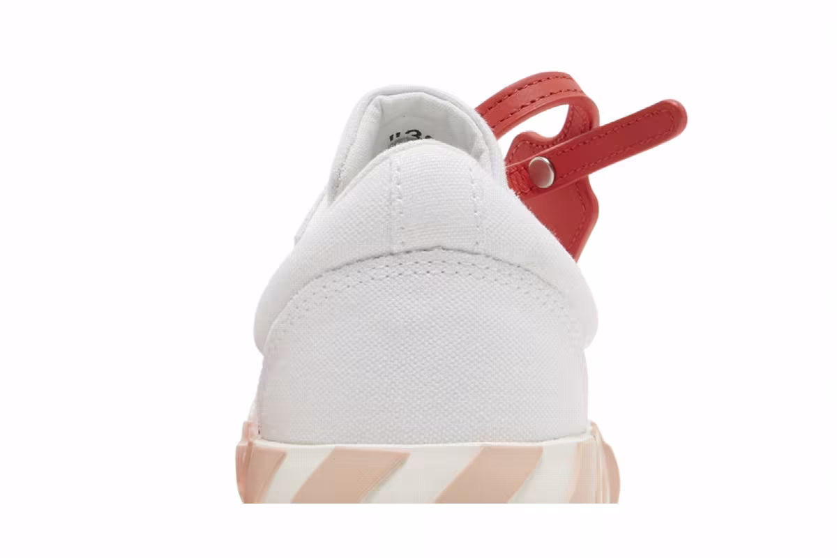 Off-White Women's Vulc Sneaker White Powder Pink, view 8