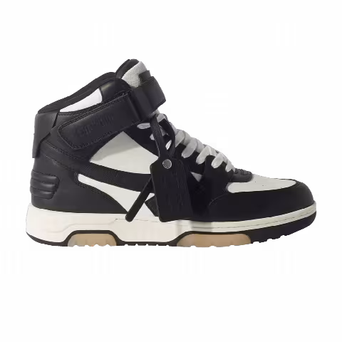 Off-White Out Of Office Mid 'Black White Beige Sole'
