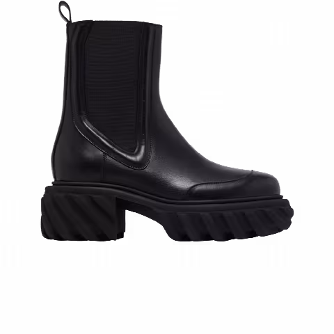 Off-White Wmns Tractor Motor Chelsea Boot 'Black'
