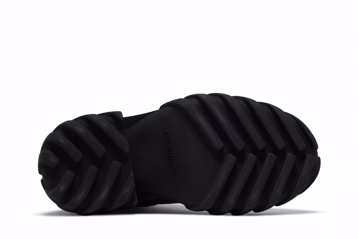 Off-White Women's Tractor Motor Chelsea Boot Black, view 5