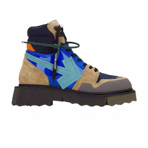 Off-White Hiking Sponge Sneakerboot 'Army Green Turquoise'