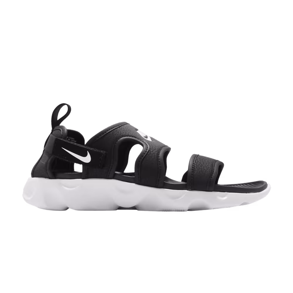 Nike Women's Owaysis Sandal Black White