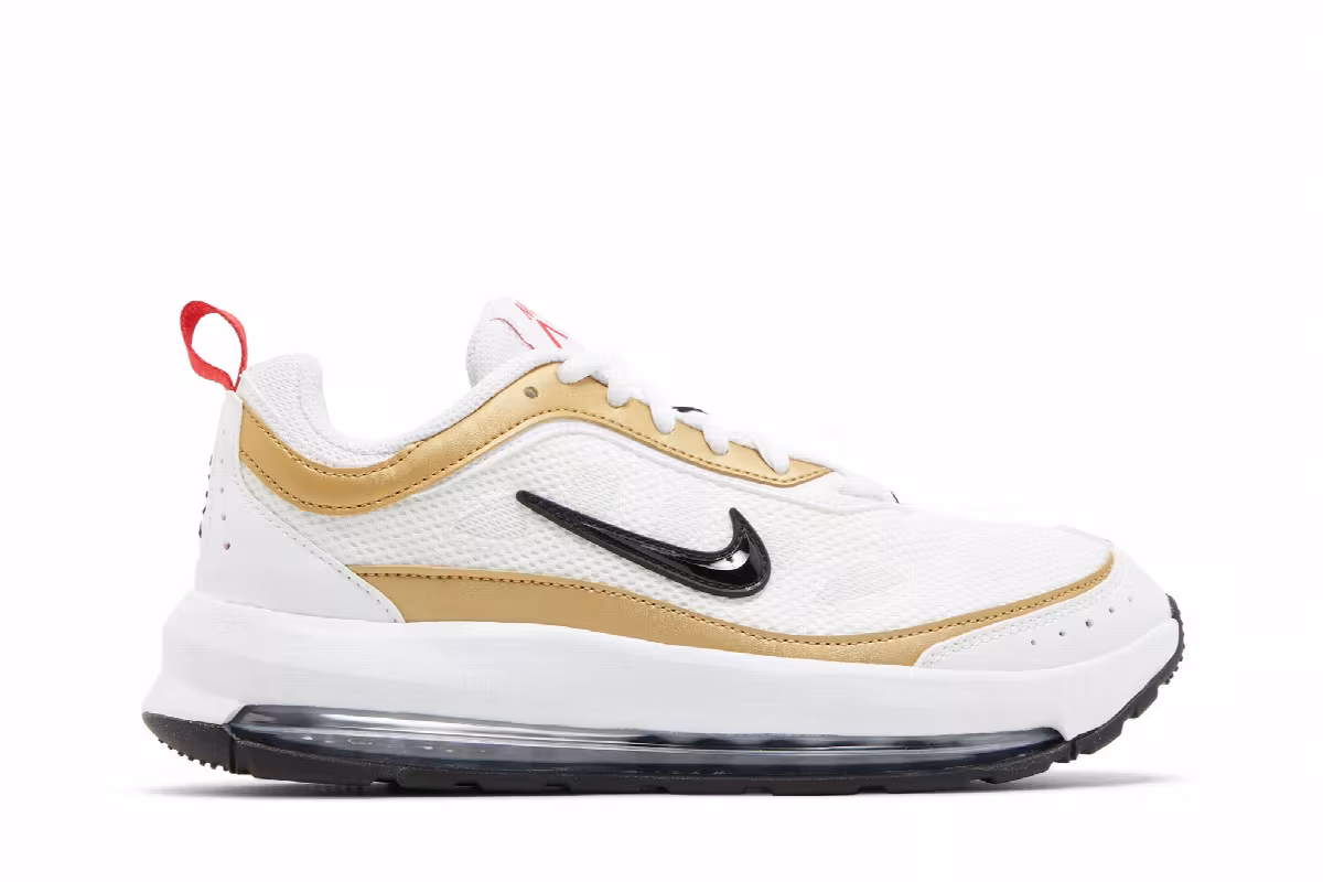 Nike Women's Air Max AP White Metallic Gold, view 2