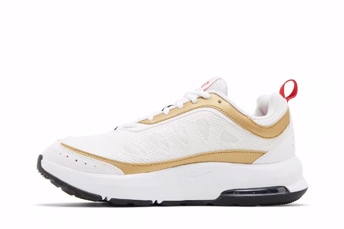 Nike Women's Air Max AP White Metallic Gold, view 4