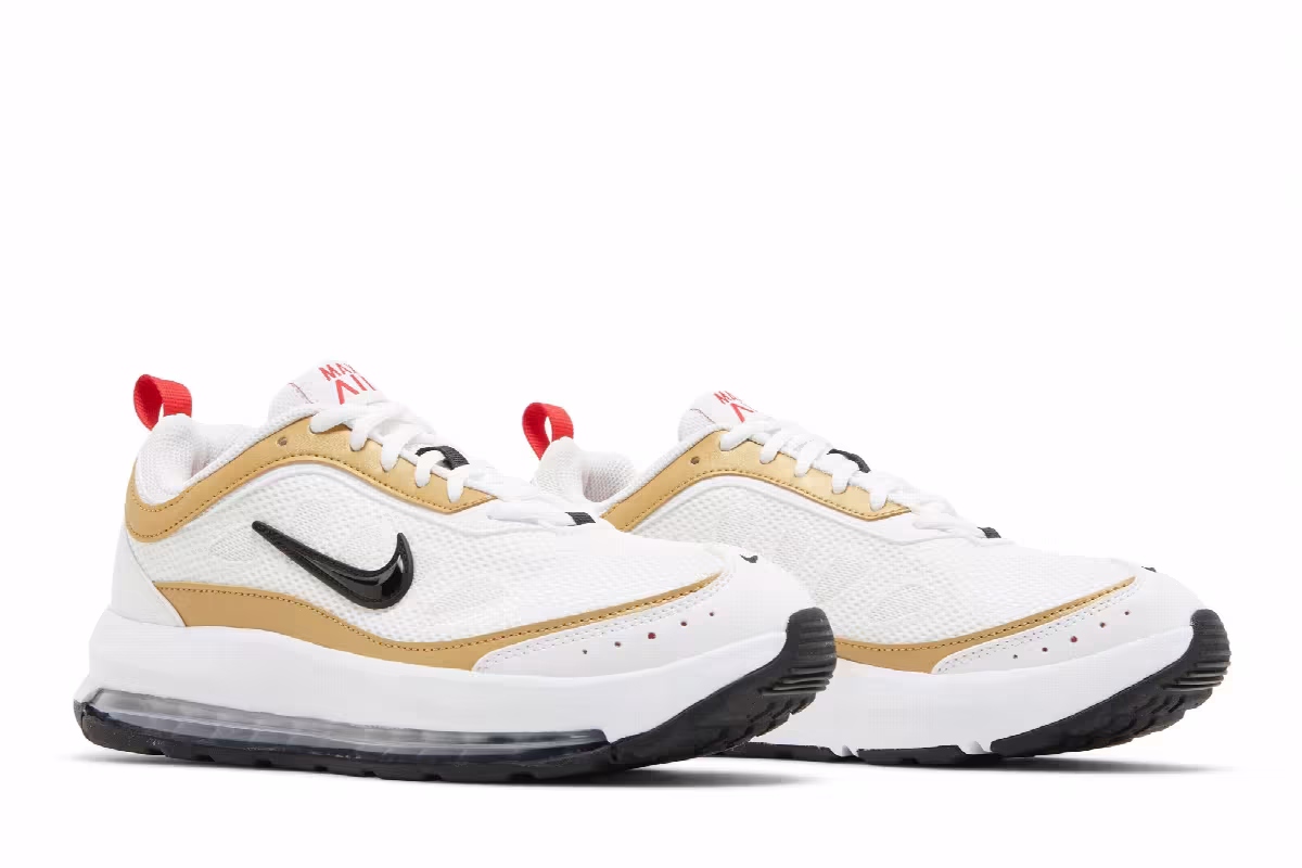 Nike Women's Air Max AP White Metallic Gold, view 9