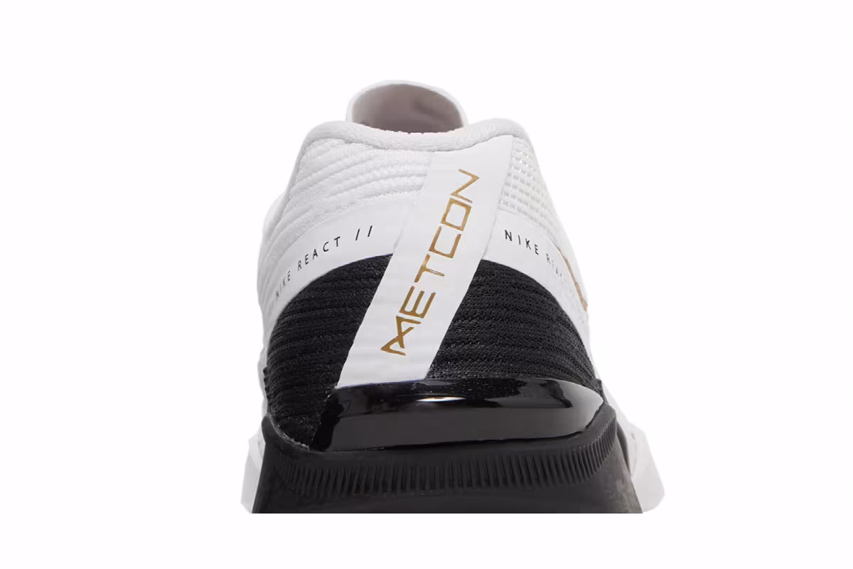 Nike Women's React Metcon Turbo Black Metallic Gold, view 8
