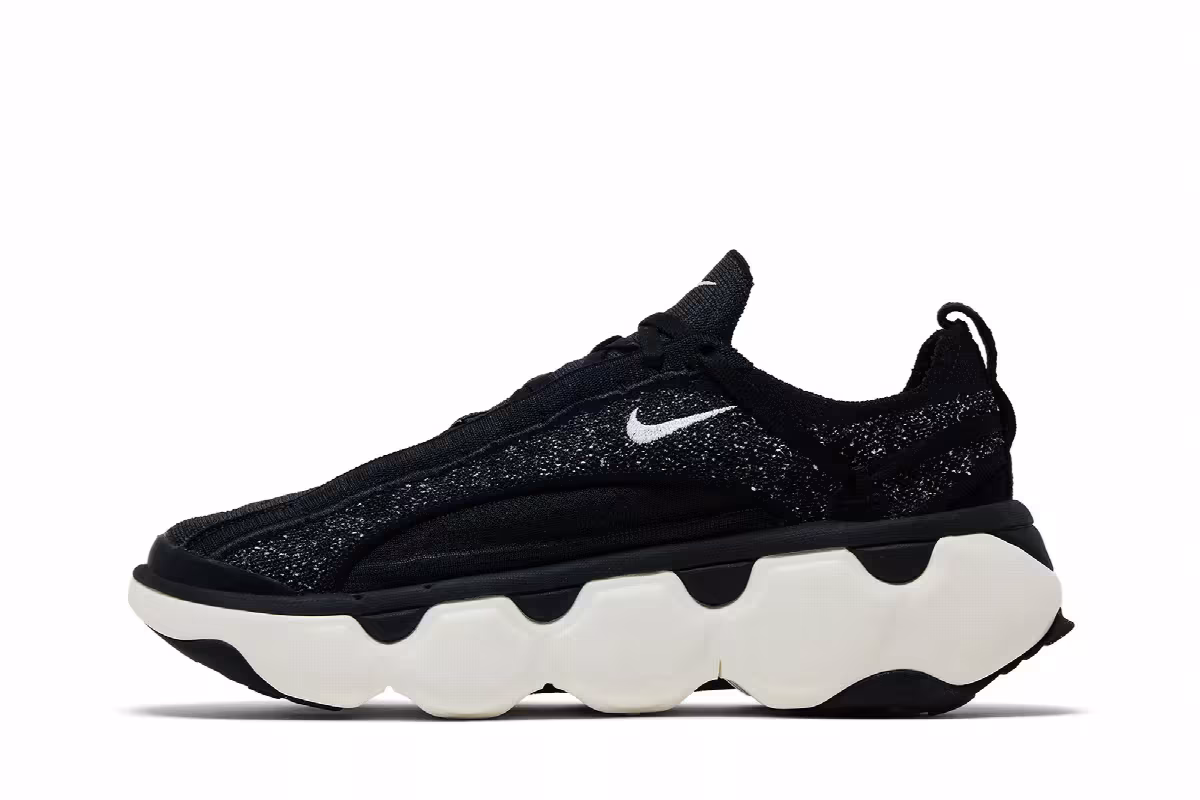 Nike Women's Flyknit Bloom Black Sail, view 4