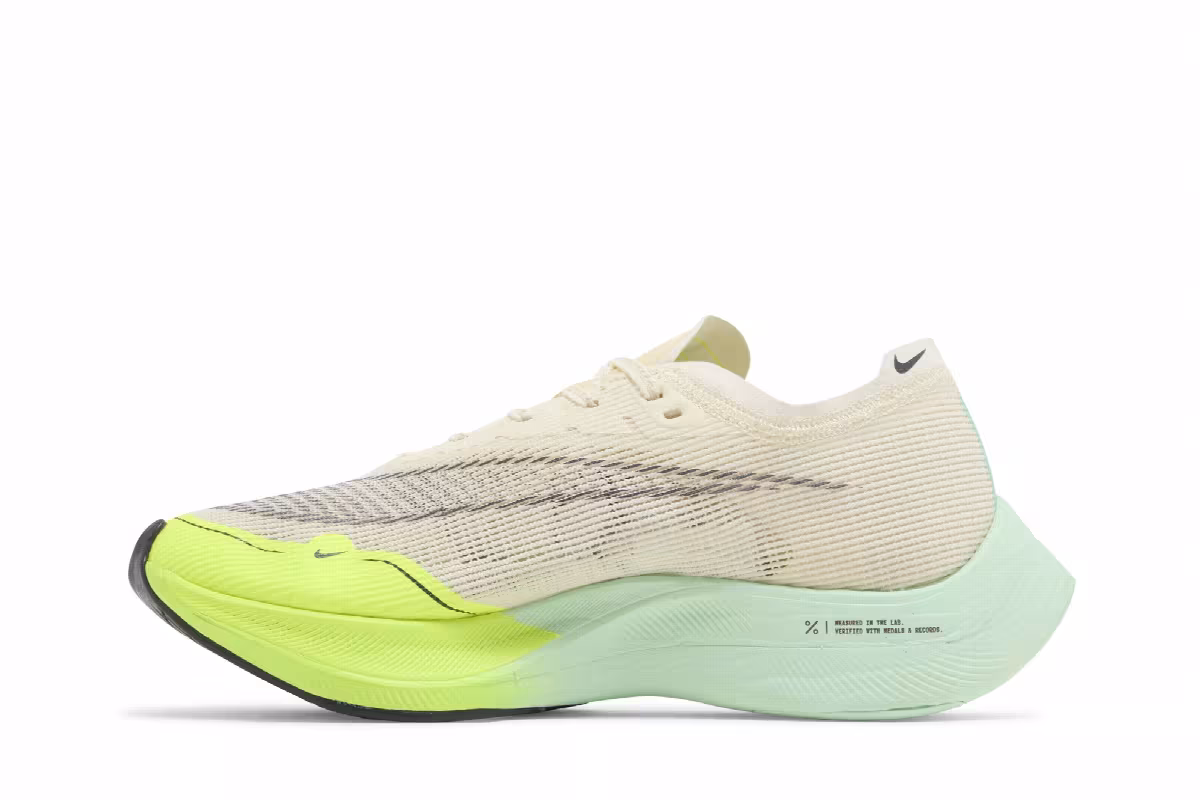 Nike Women's ZoomX Vaporfly NEXT% 2 Coconut Milk Ghost Green, view 4