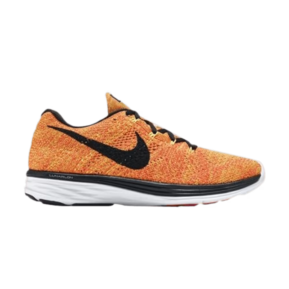 Nike Women's Flyknit Lunar 3 Bright Mango Volt