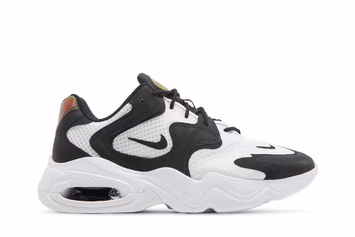 Nike Women's Air Max 2X White Black, view 2