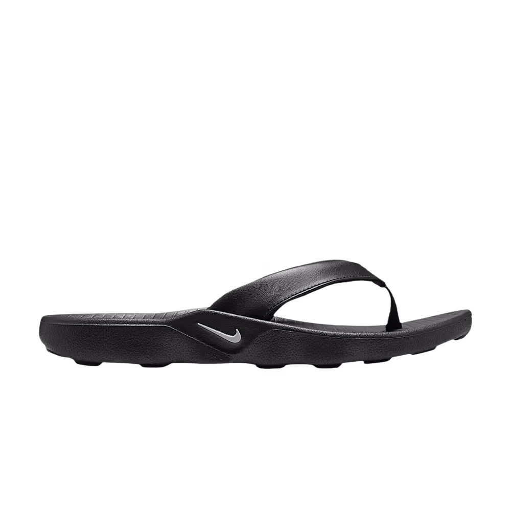 Nike Women's Marina Flip Flop Black White