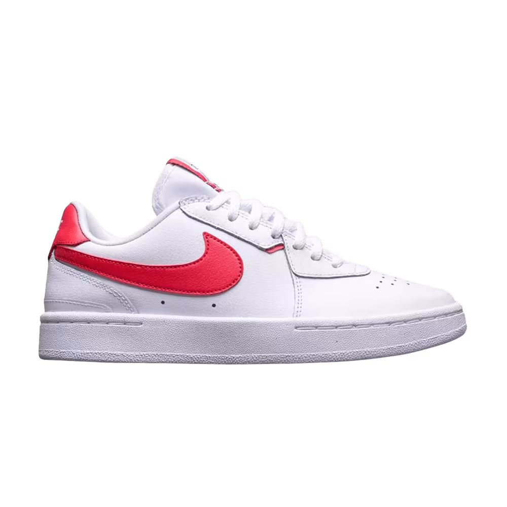 Nike Women's Court Blanc White Track Red