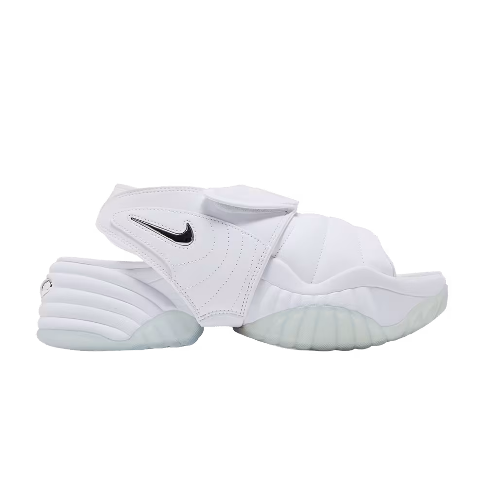 Nike Women's Adjust Force Sandal White Metallic Silver