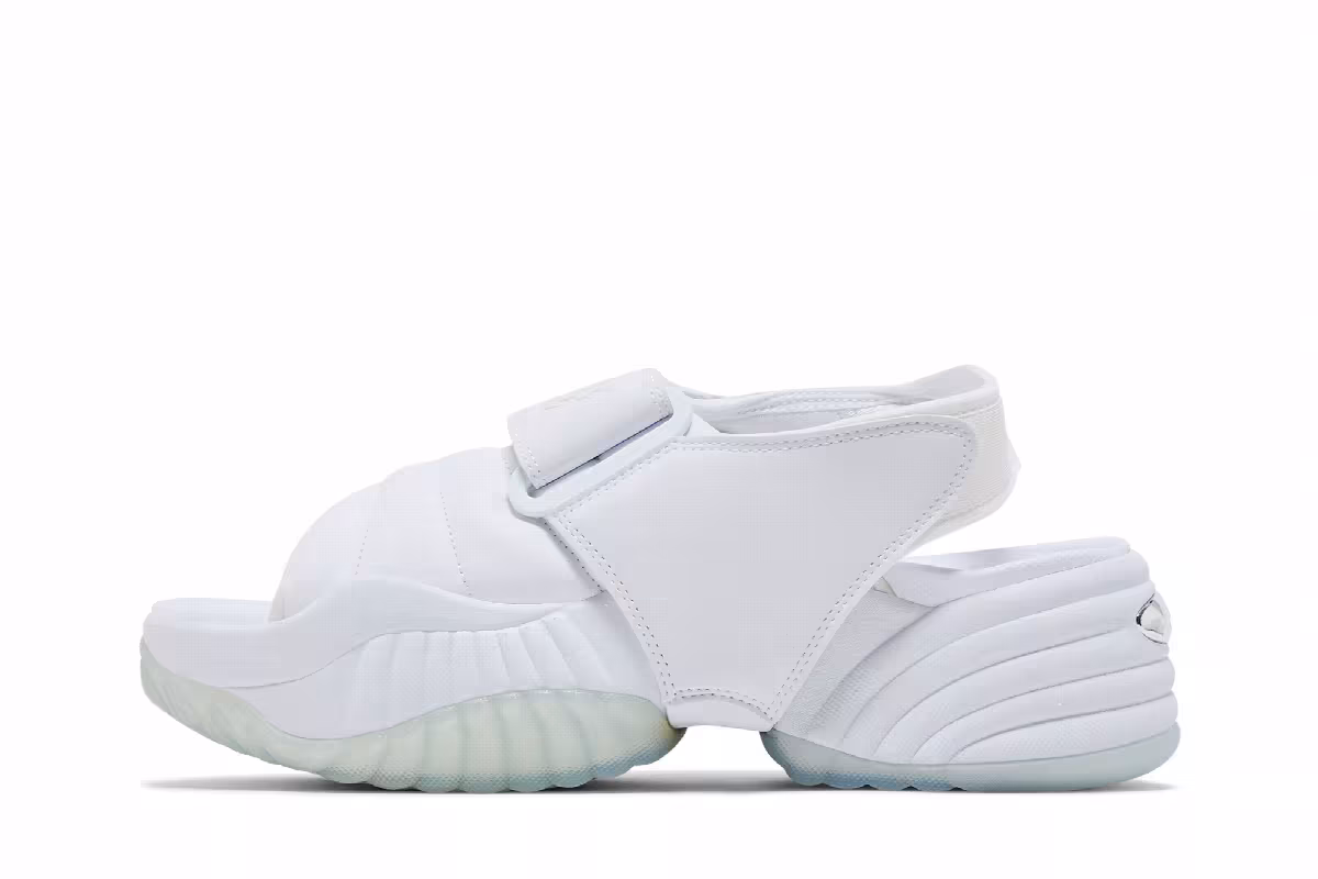 Nike Women's Adjust Force Sandal White Metallic Silver, view 4
