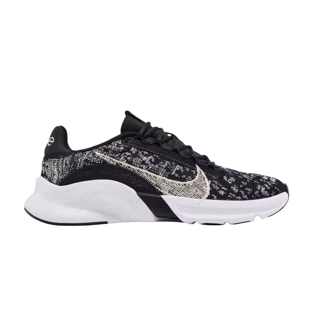Nike Women's SuperRep Go 3 Flyknit Next Nature Black White