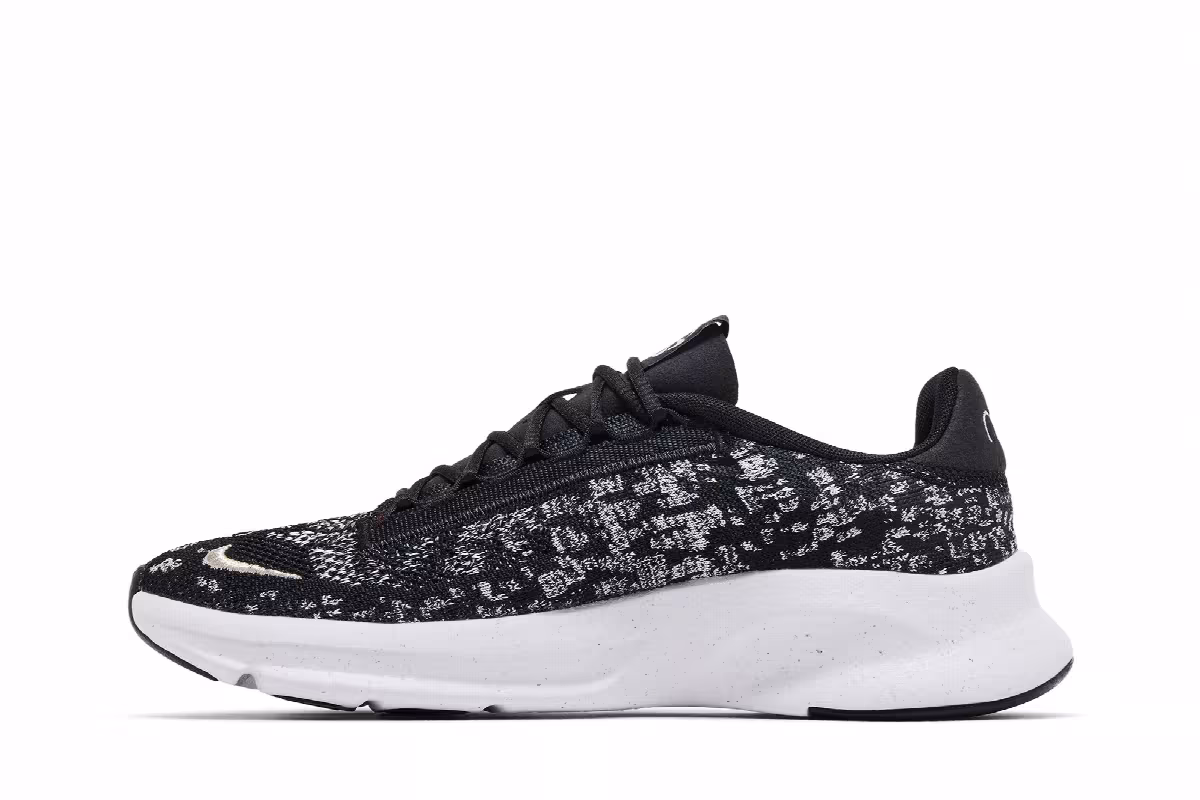 Nike Women's SuperRep Go 3 Flyknit Next Nature Black White, view 4
