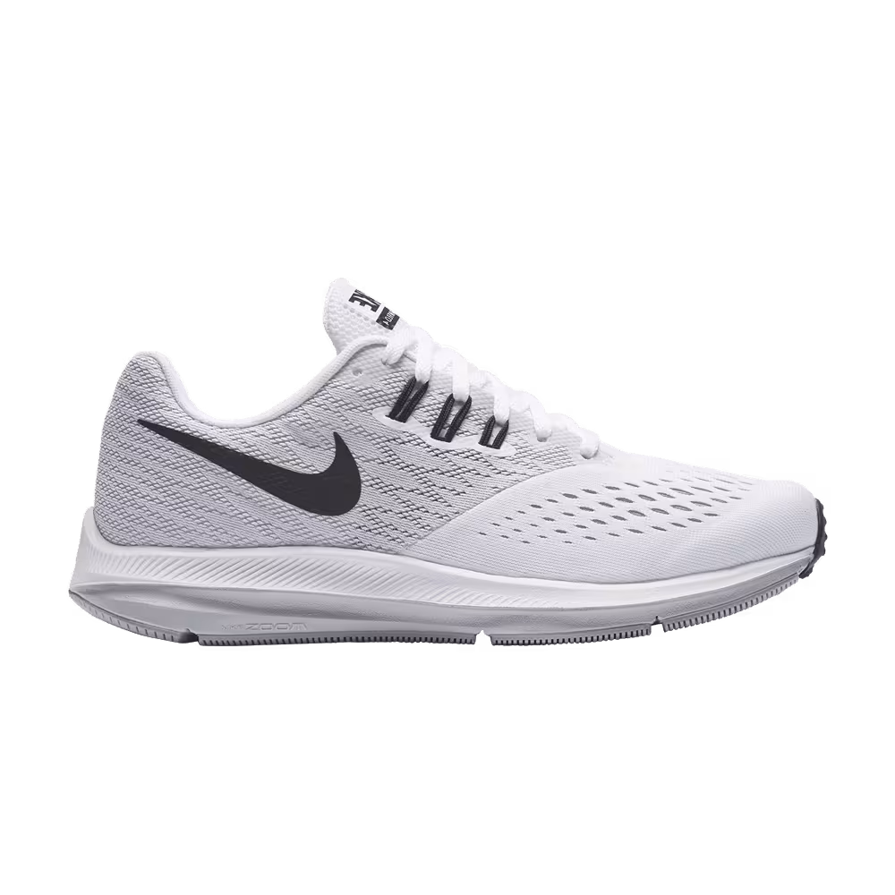 Nike Women's Zoom Winflo 4 White Black Wolf Grey