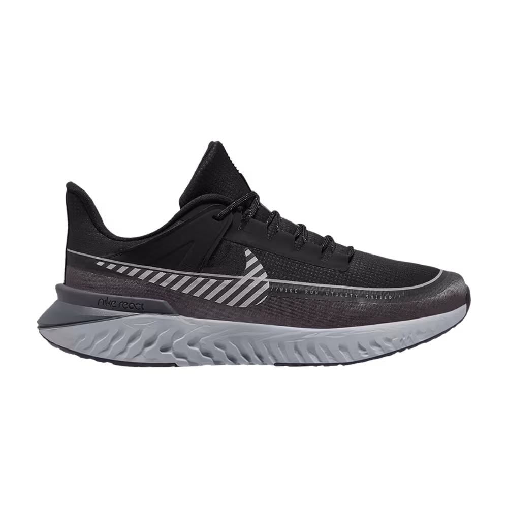 Nike Women's Legend React 2 Shield Black Reflect Silver