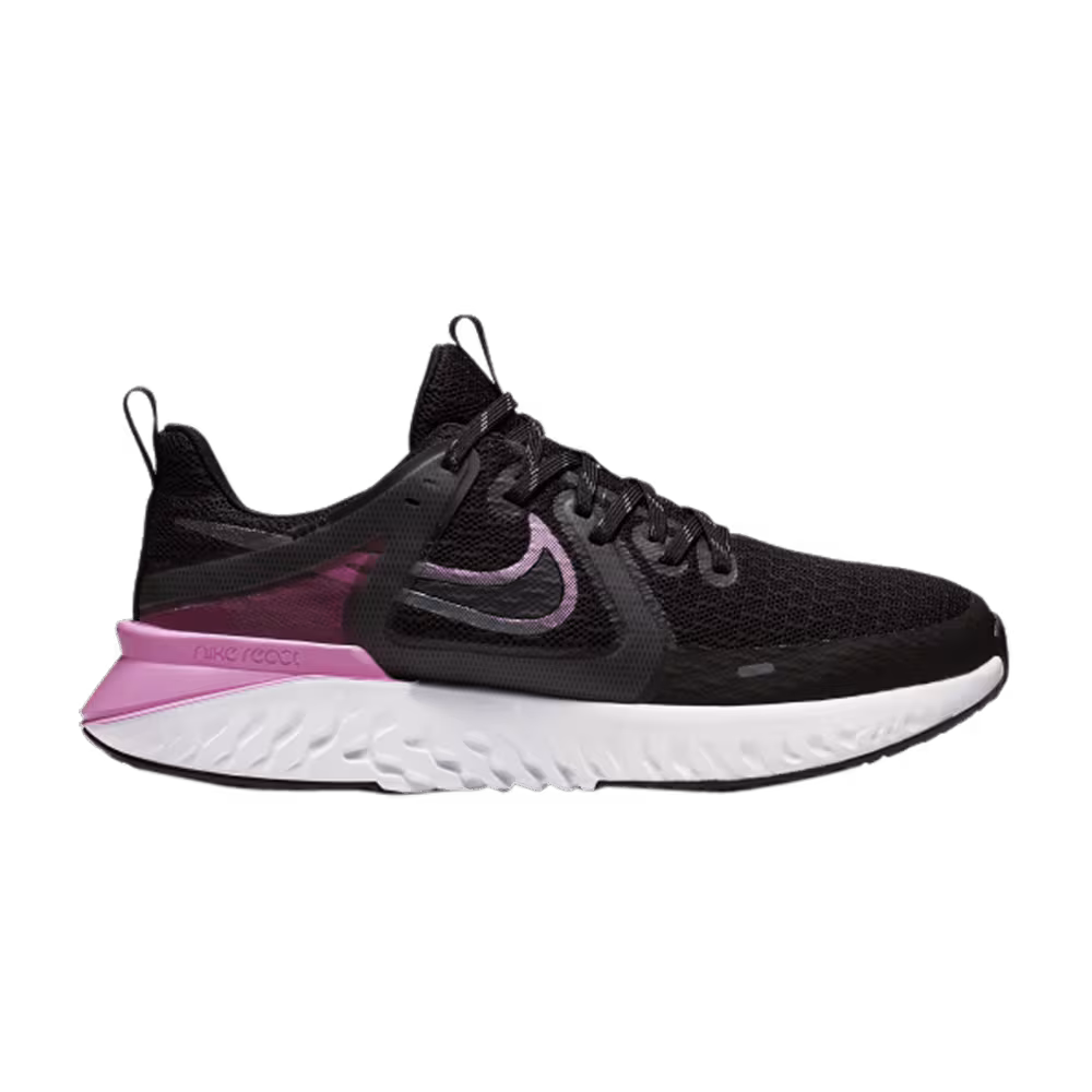 Nike Women's Legend React 2 Black Iced Lilac