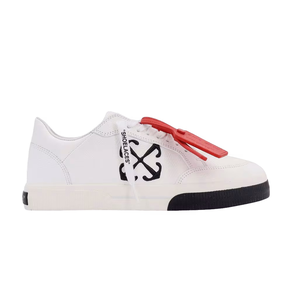 Off-White New Low Vulcanized White Black Bumper