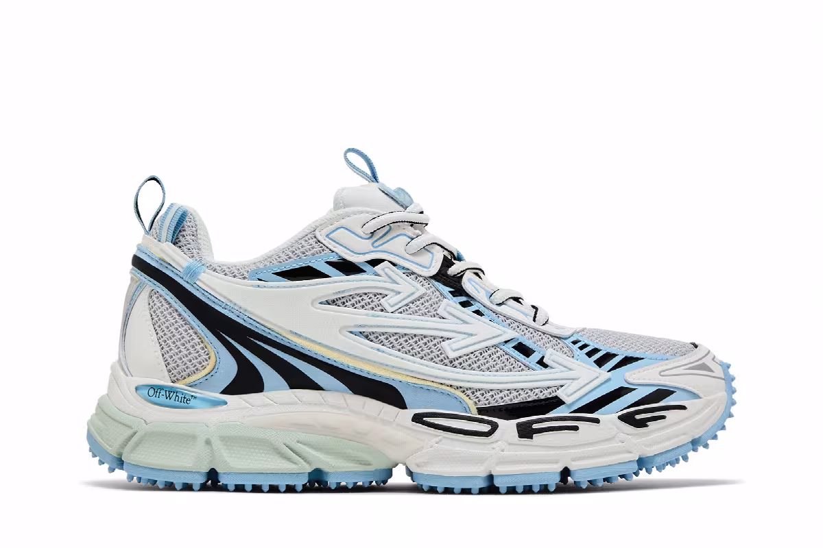 Off-White Women's Be Right Back White Light Blue, view 2