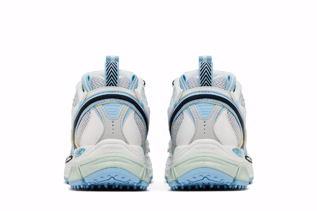 Off-White Women's Be Right Back White Light Blue, view 7