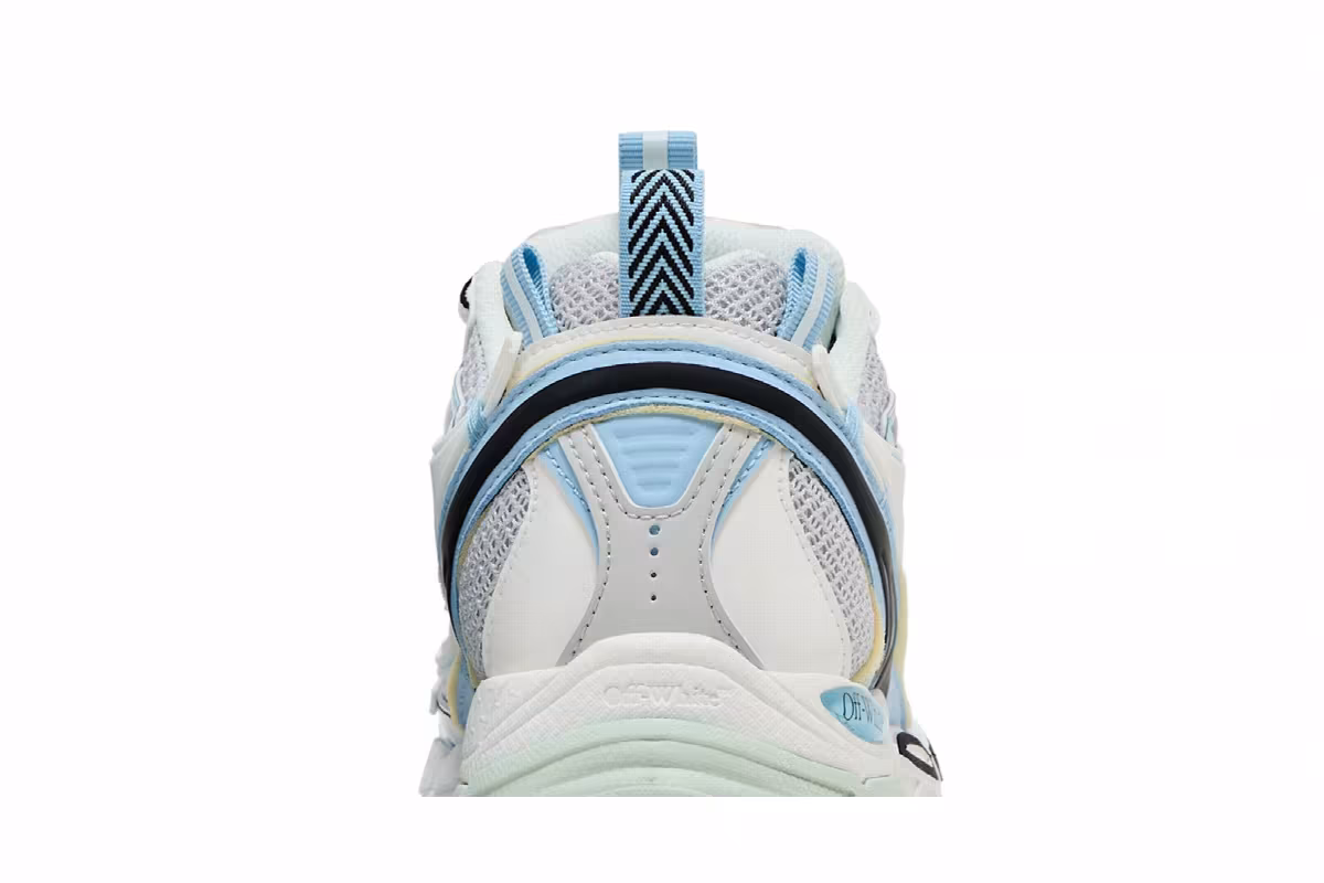 Off-White Women's Be Right Back White Light Blue, view 8