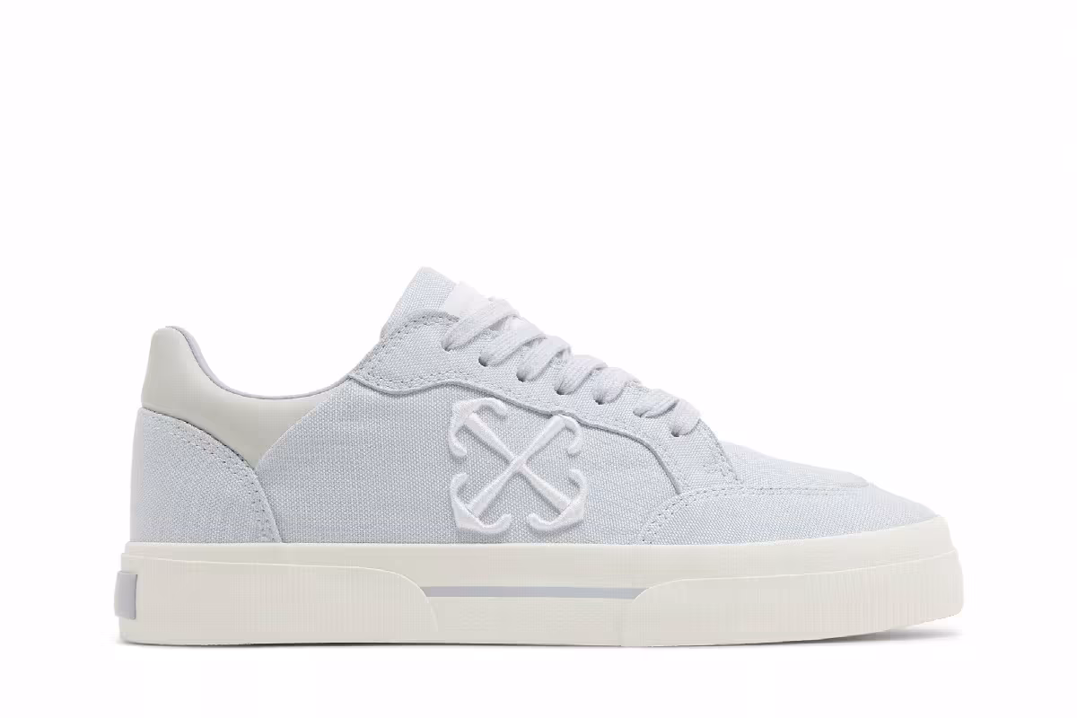 Off-White Women's New Low Vulcanized Light Blue, view 2