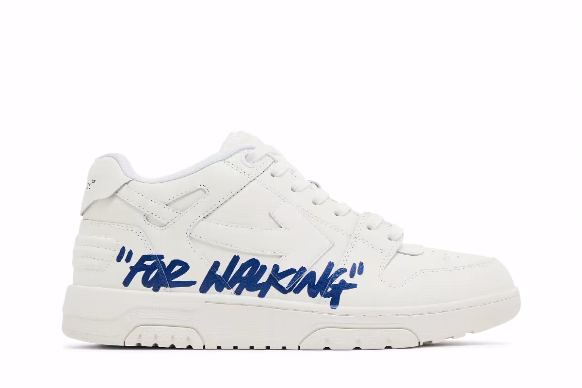 Off-White Out of Office Low For Walking - White Blue White Sole, view 2