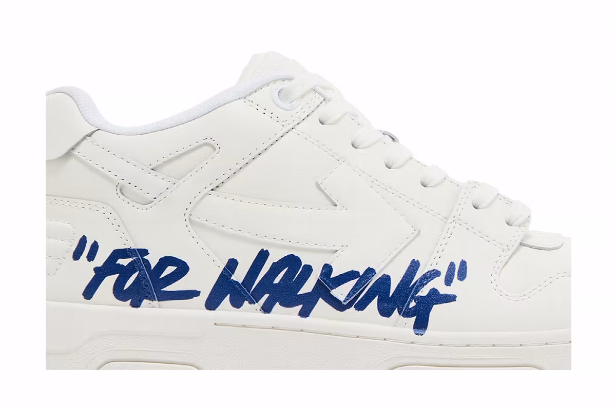 Off-White Out of Office Low For Walking - White Blue White Sole, view 3