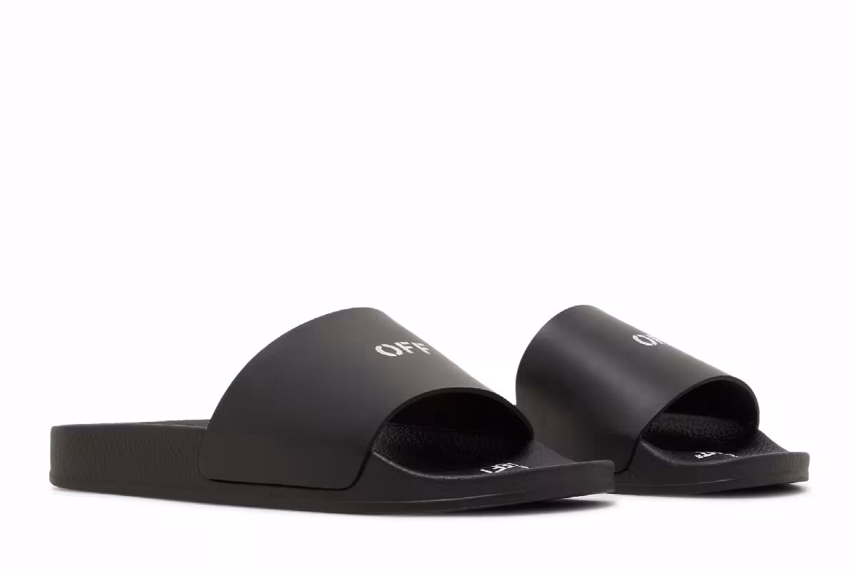 Off-White Women's Off Stamp Pool Slider Black 2022, view 9
