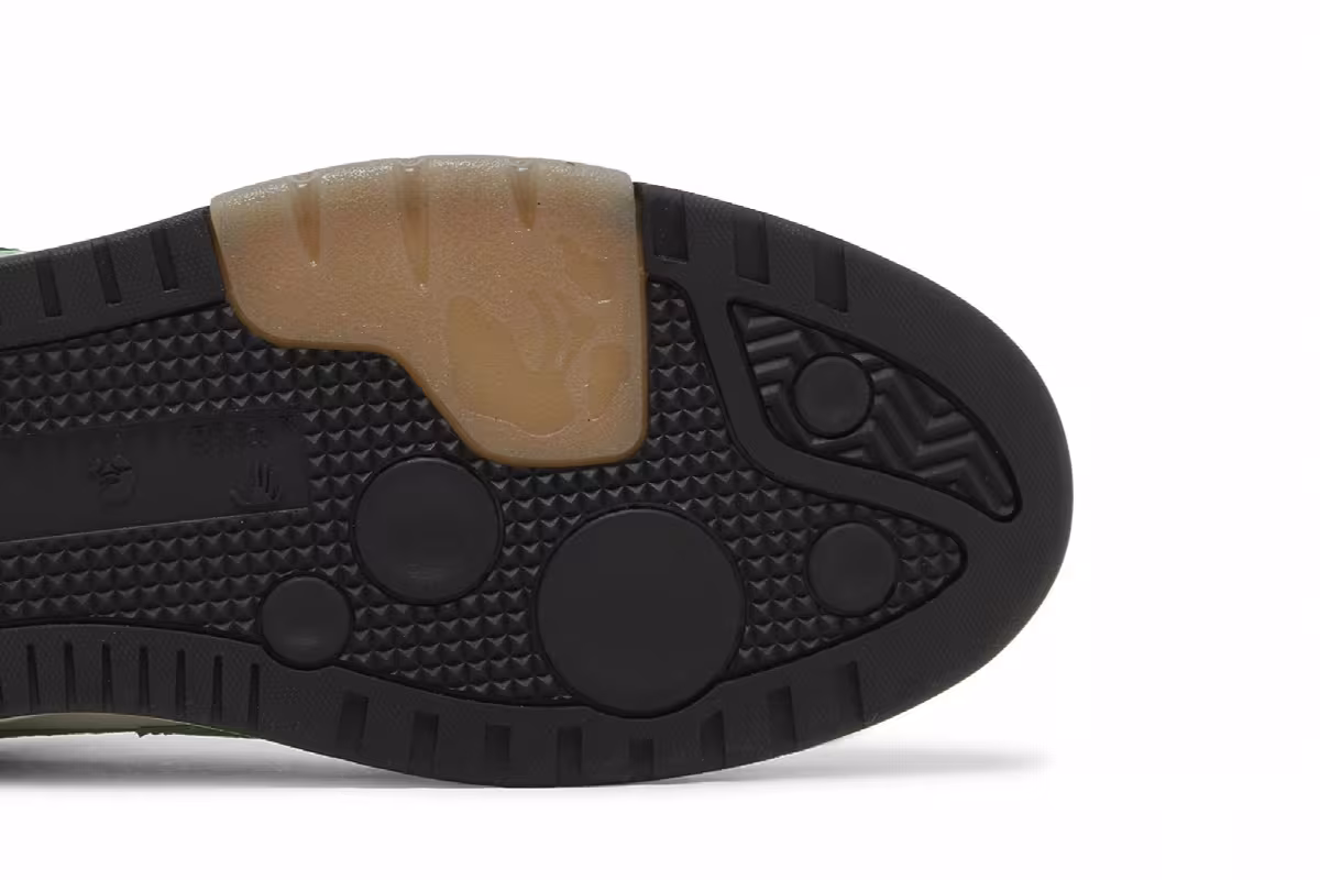 Off-White Out of Office Low Black Green, view 6
