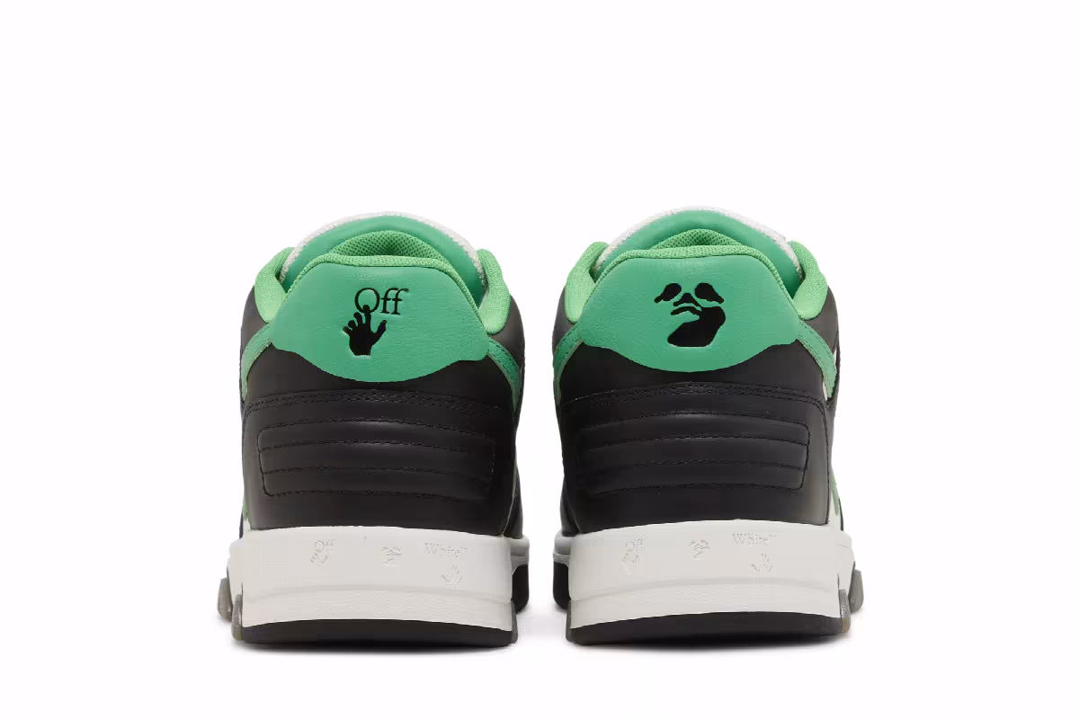 Off-White Out of Office Low Black Green, view 7