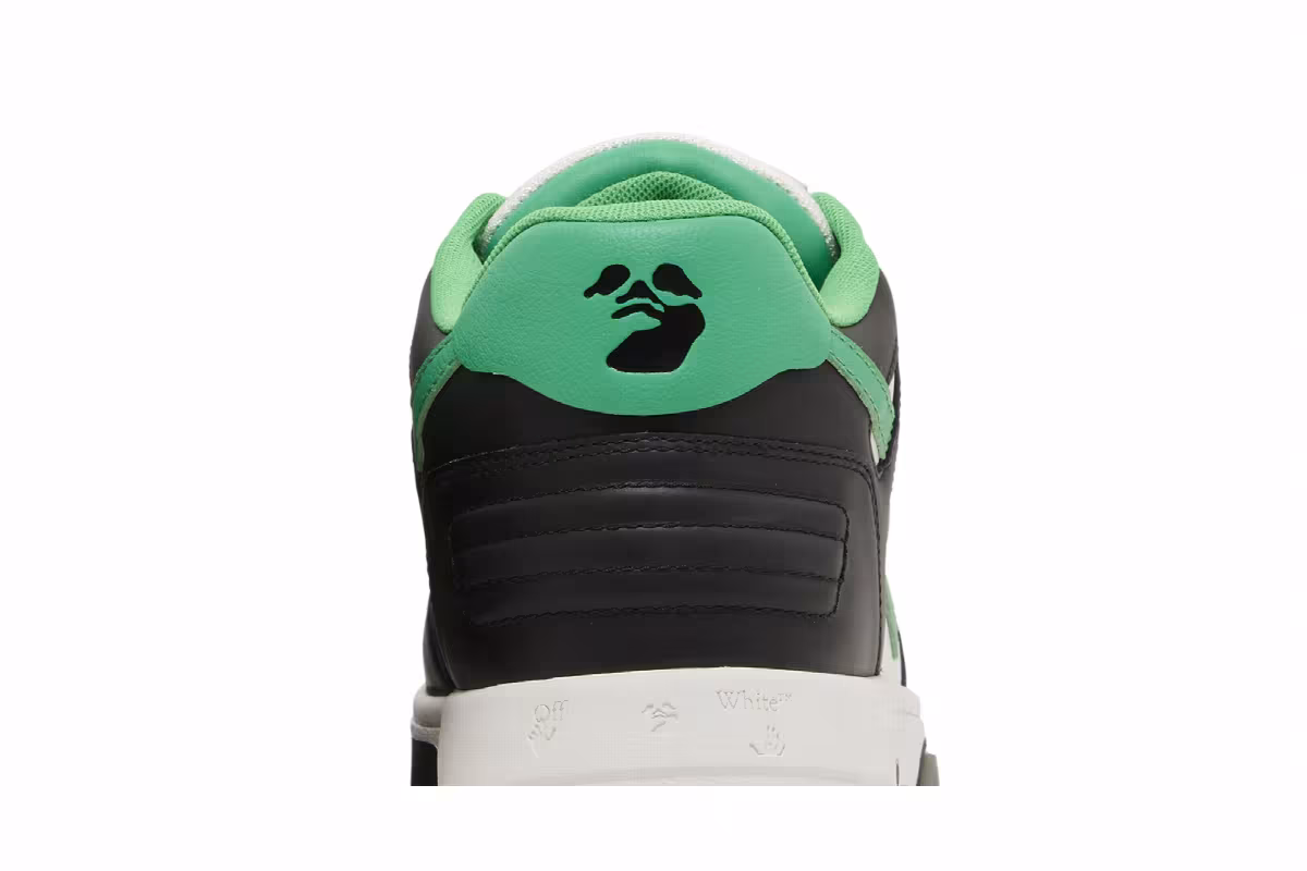 Off-White Out of Office Low Black Green, view 8