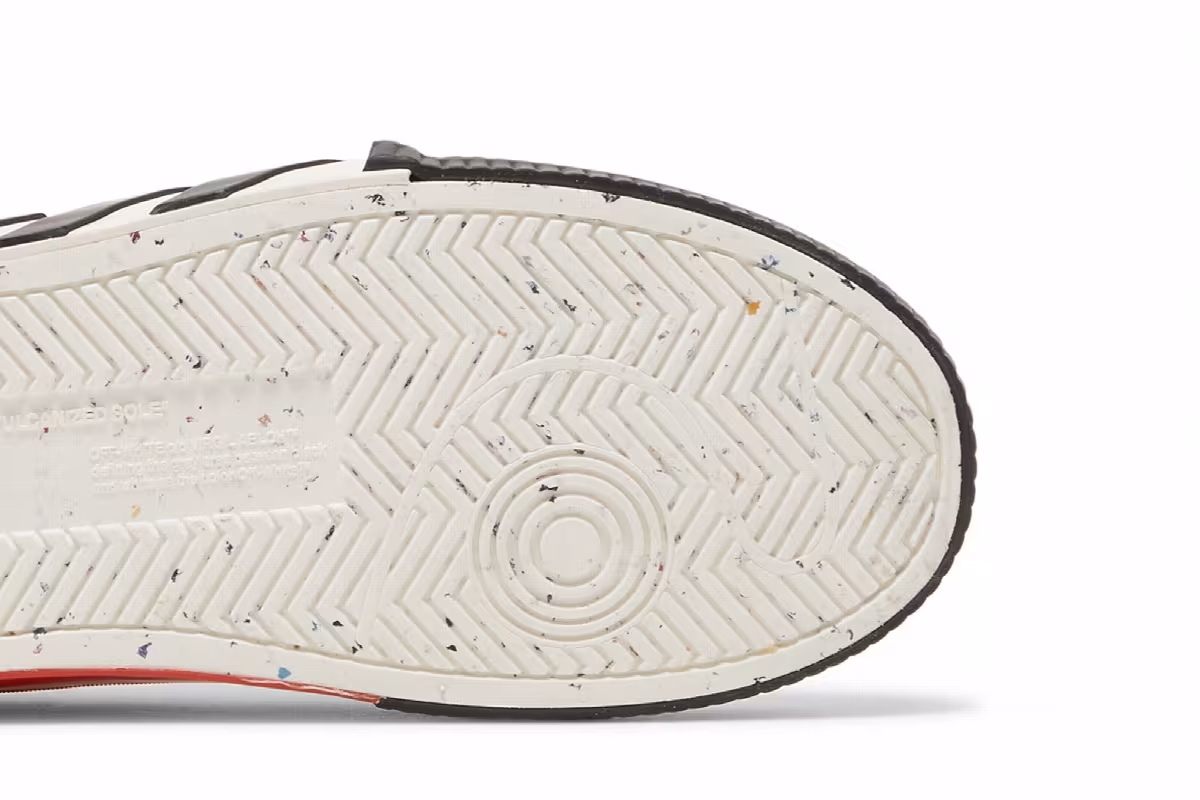 Off-White Women's Vulc Sneaker White Black Fuchsia, view 6