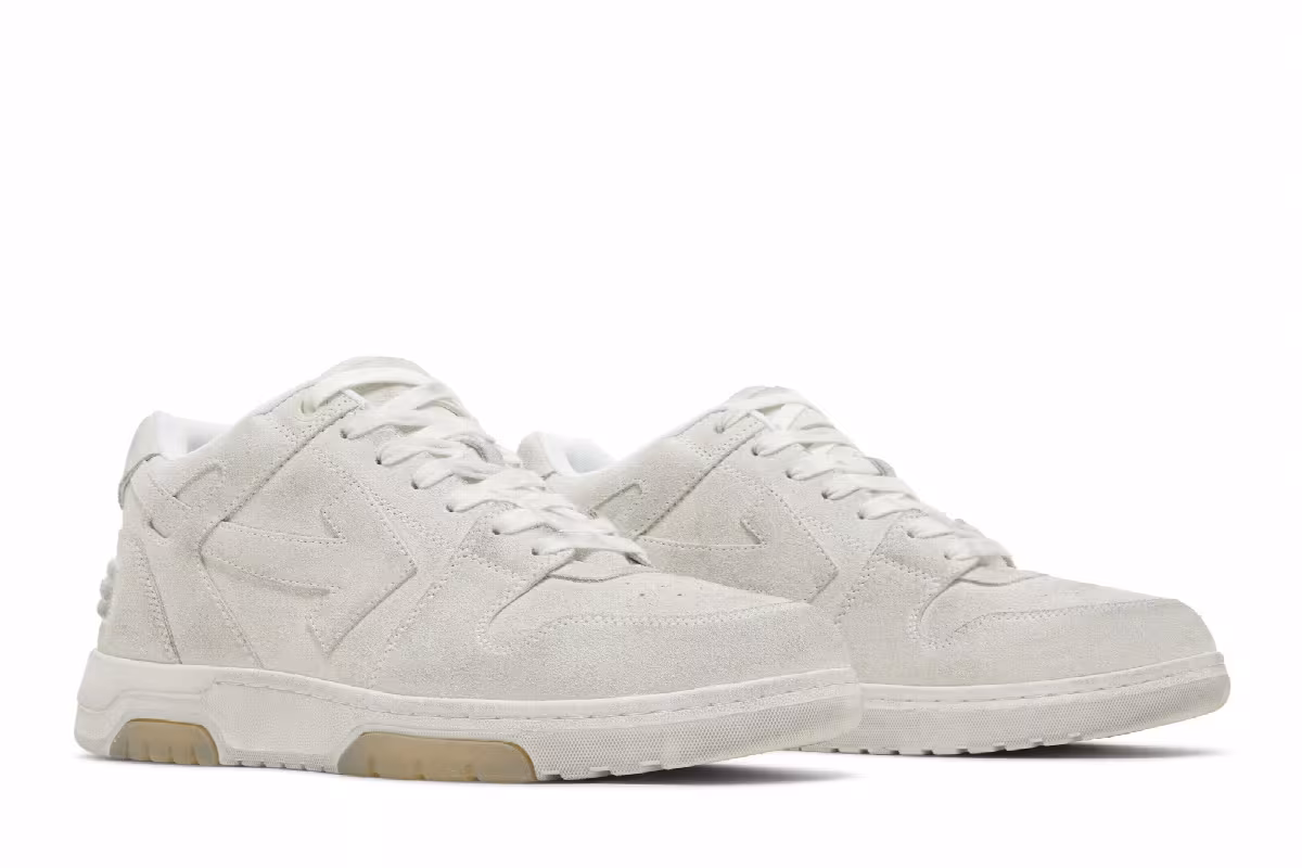 Off-White Out of Office Vintage White Suede, view 9