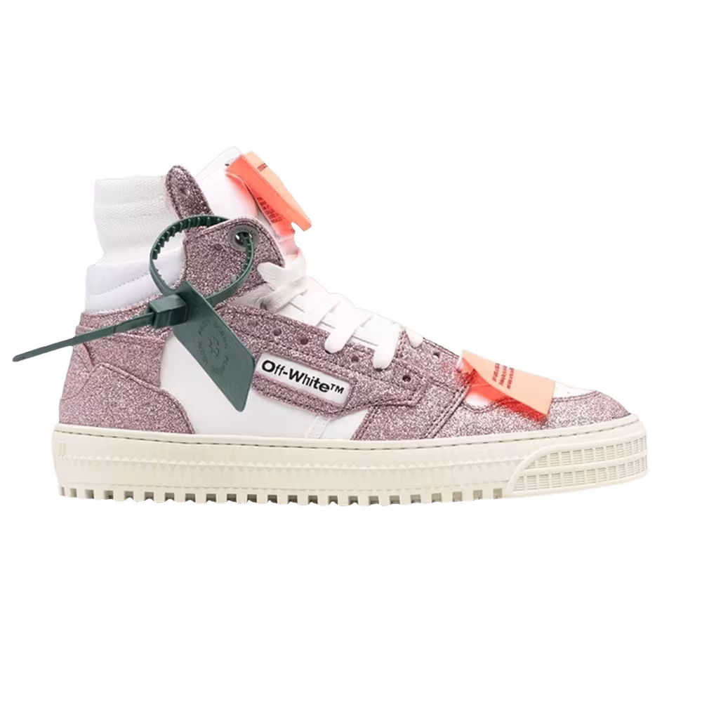 Off-White Women's Off-Court 3.0 High Pink Glitter