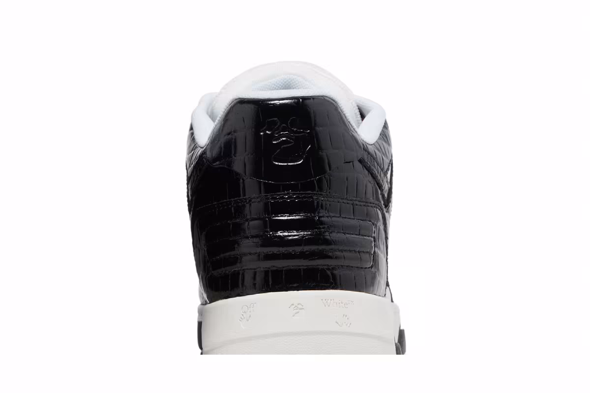 Off-White Out of Office Croc - Black White 2022, view 8