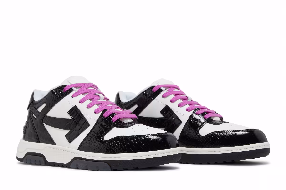 Off-White Out of Office Croc - Black White 2022, view 9