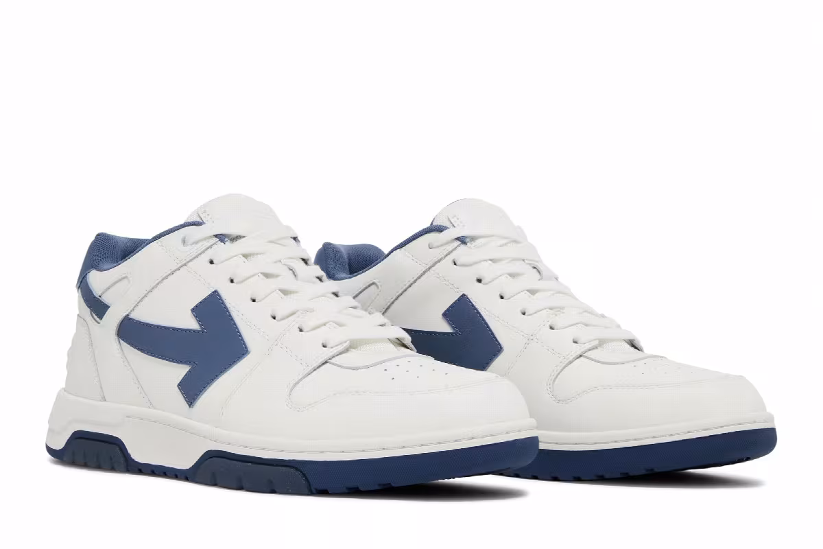 Off-White Out of Office White Navy Blue, view 9