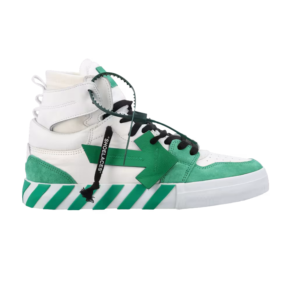 Off-White Vulc Sneaker High White Green Black