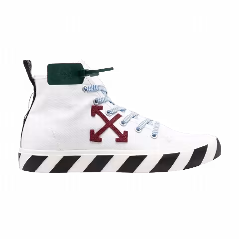 Off-White Vulc Sneaker Mid 'White Burgundy'