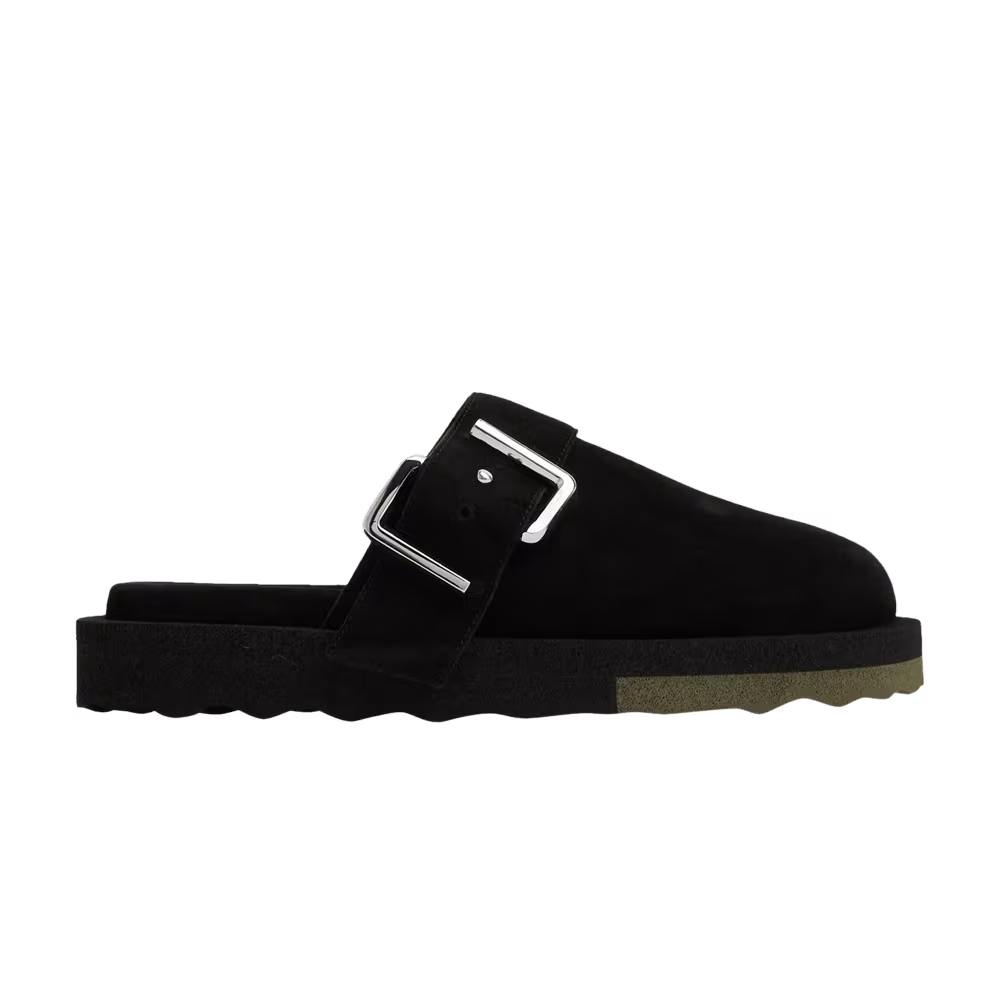 Off-White Sponge Clog Black Khaki